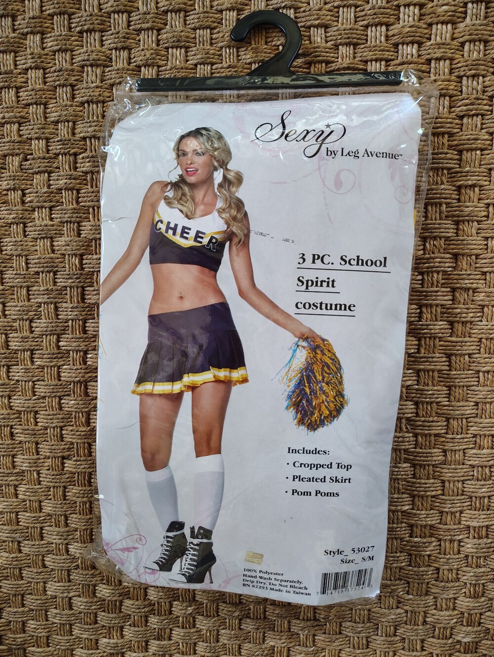 Leg Avenue Sexy Cheerleader Costume Size S/M NWT